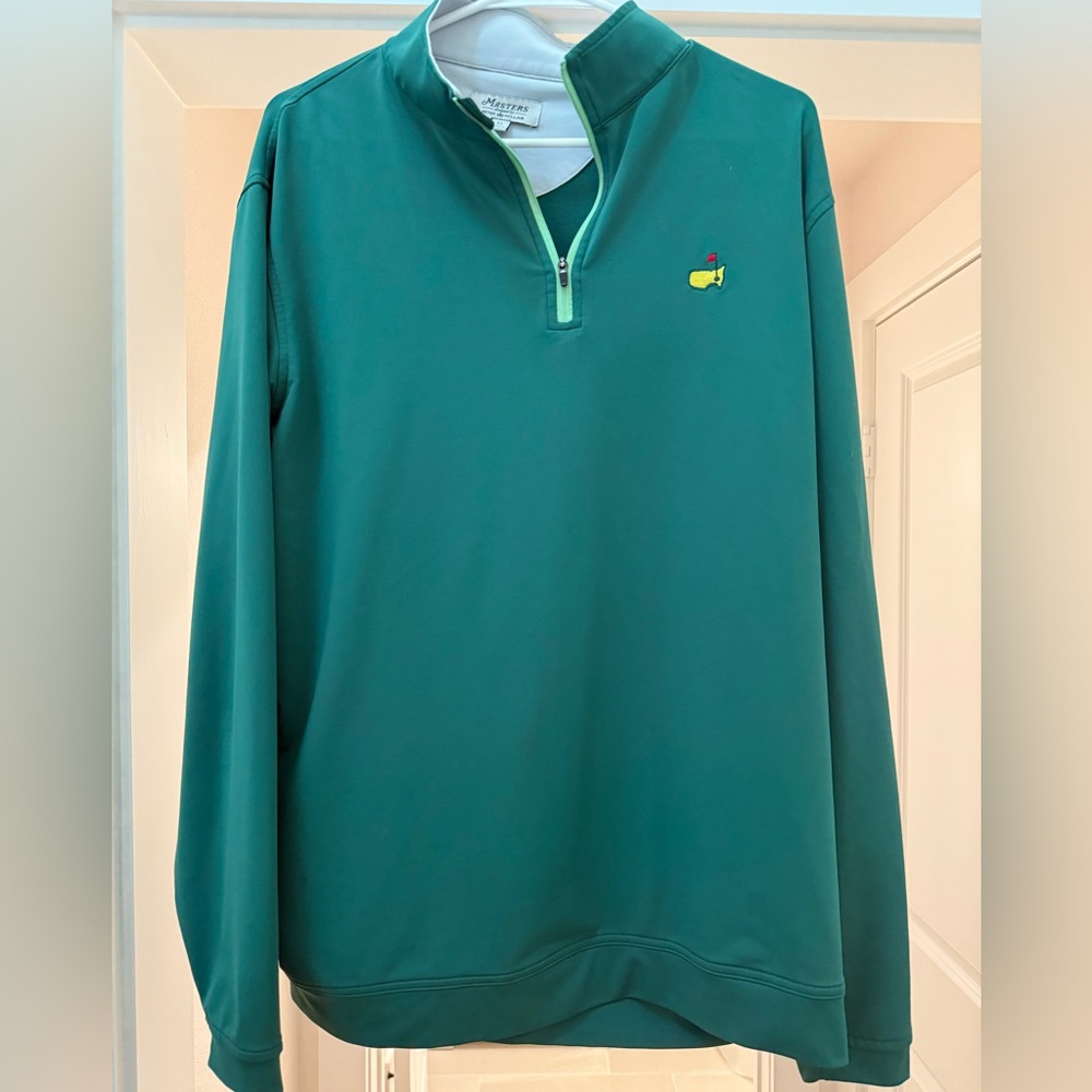 Masters Peter Millar Green Pullover